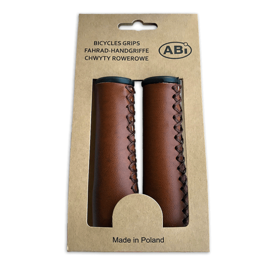 ABI PVC Lærhåndtak Brun