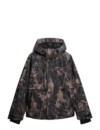 Superdry Sport Hooded Ski Shell Jacket - Multi/patterned - L Superdry Sport Hooded Ski Shell Jacket - Multi/patterned - L
