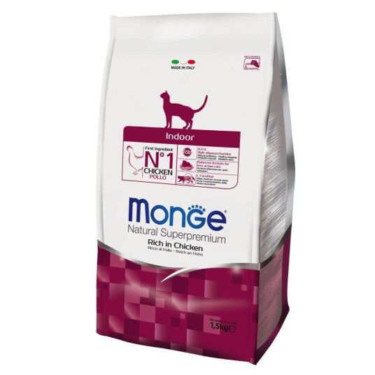 Monge Superpremium Cat Monge Super Premium Innendørskatt 1.5 kg