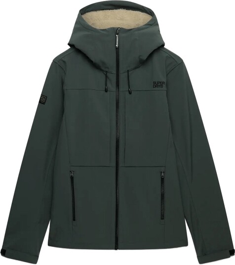 Superdry Hood Borg Trekker Jkt GREYED GREEN 3XL Superdry Hood Borg Trekker Jkt GREYED GREEN 3XL
