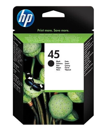 HP 45 / 51645AE High Capacity Black Ink - Blekkpatron Svart
