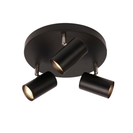 Ms - belysning Era taklampe med 3 spotter - Svart Ms - belysning Era taklampe med 3 spotter - Svart