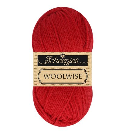Scheepjes Woolwise Garn 732 Rubinrød