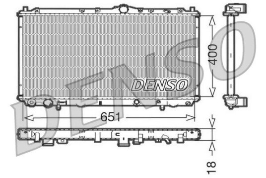 Radiator DENSO DRM33061 Radiator DENSO DRM33061