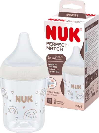 Nuk Perfect Smokkeflaske 150ml Regnbue