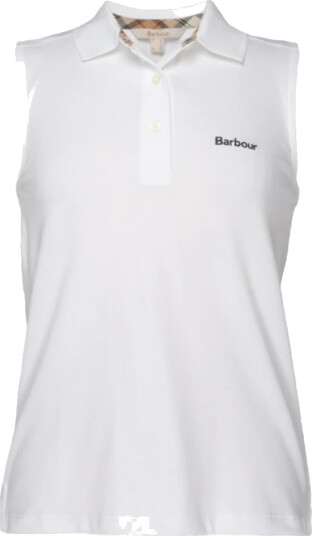 Barbour Dame Topper Hvit L,