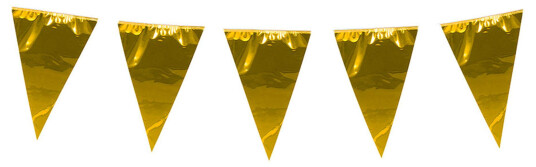 Boland Party Partners Flaggirlander Stor Metallic Gull