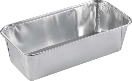 Foliebakke Plus Pack 1 Rom Rektangulær Kapasitet 1500Ml 251X122x68mm Aluminium Aluminium