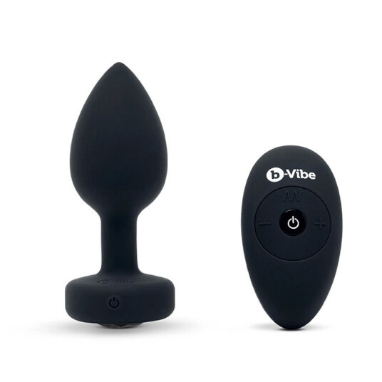 B-Vibe Vibrating Jewel Buttplugg M/l