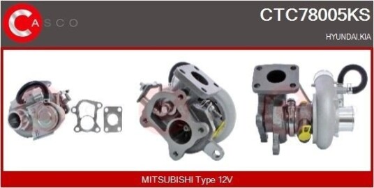 CASCO CTC78005KS Turbolader CASCO CTC78005KS Turbolader