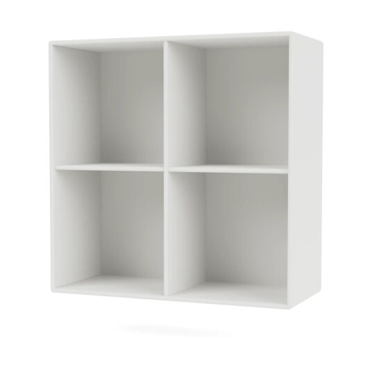 Montana SHOW hylle 69,6x69,6 cm, opphengsskinne 01 White Montana SHOW hylle 69,6x69,6 cm, opphengsskinne 01 White