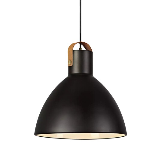 Ledpro Eagle L hengelampe med skinn, sort