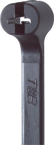 Thomas & Betts 0119-10002 Buntebånd 92 X 2,4 mm, 1000-Pakning Svart