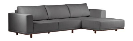 Jotex MATARA sofa 3-seter - divan høyre Forged iron 1652150-03-0 1652152-02-0