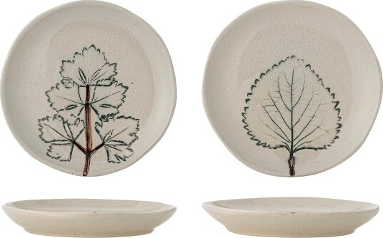 Bloomingville Aubrin Plate - BEIGE - Ø 10.5 cm