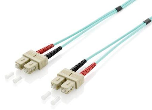 Equip 2m OM3 Fiberoptisk Kabel SC/SC Multi-modus LSZH