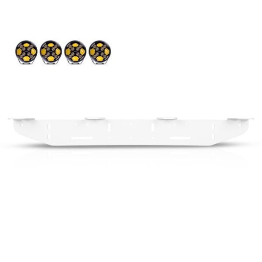 Ekstralysholder PURELUX HD 4 lys maks. 240 mm Hvit