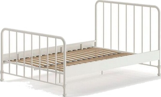 Seng Bronxx Hvit 140 x 200 cm Hvit 140 x 200 cm