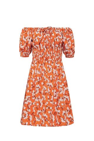 Faithfull the Brand Shahni Mini Dress Valencia Floral Print XS Faithfull the Brand Shahni Mini Dress Valencia Floral Print XS