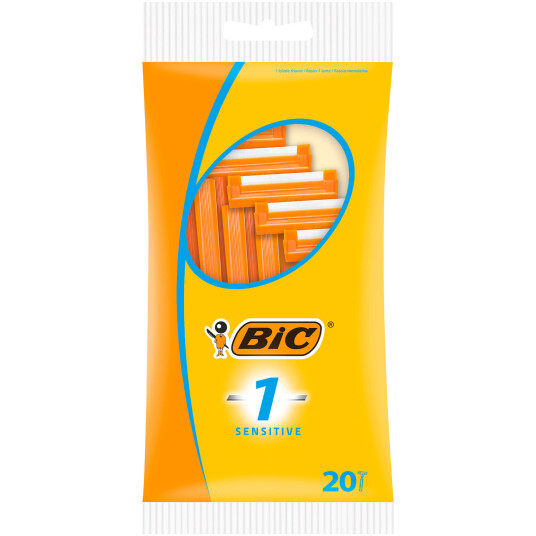 BIC 1 Engangsskraper Sensitive 20 pcs. BIC 1 Engangsskraper Sensitive 20 pcs.