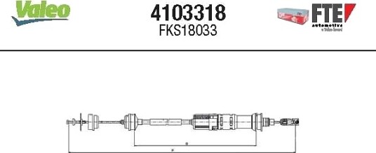 Clutchkabel FTE 4103318
