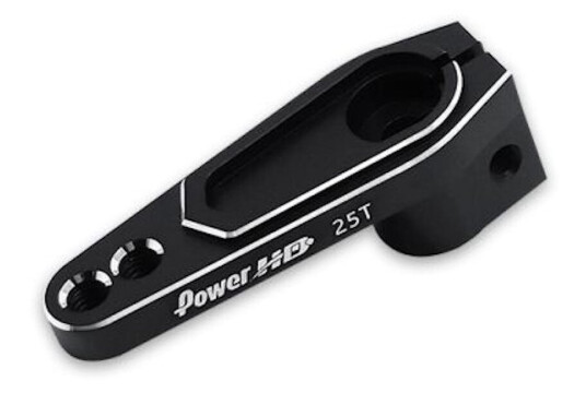 Power HD Alu Servo Horn 25T - 35mm - Black