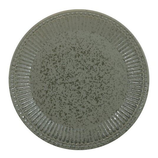 GreenGate Everyday Alice tallerken 23 cm olive green GreenGate Everyday Alice tallerken 23 cm olive green