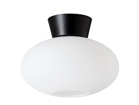 Belid Bullo Plafond Mattsvart Opalglass 27 cm 1575753-06-0 1575753-04-0