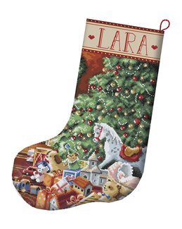 Letistitch Julestrømpe Under juletreet