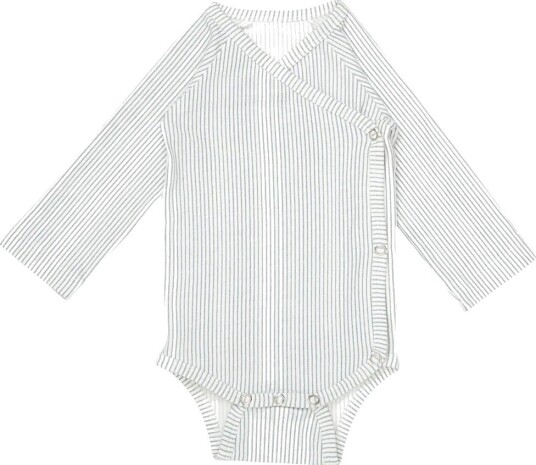 Cam Cam Body I/e - Slå-Om - Milla - Classic+ Striper Blue - Cam Cam - 62 - Langermet Body Beige Blå Hvit