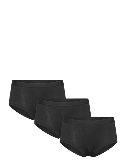 Lindex Brief Hipster 3 Pack Solid Black 170