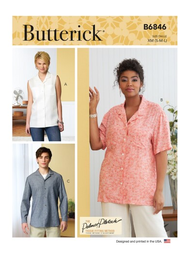 Butterick 6846 - Skjorte XM Butterick 6846 - Skjorte XM