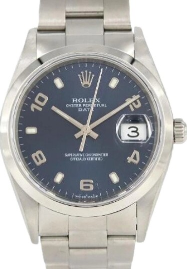 Rolex Vintage Dame Pre owned Blå ONE SIZE, Rolex Vintage Dame Pre owned Blå ONE SIZE,