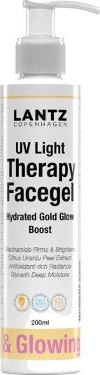 Lantz Cph Hydrated Gold Glow Boost Face UV Gel 200 ml