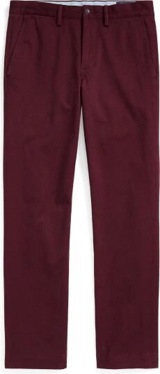 Polo Ralph Lauren Bedford Stretch Straight Fit Chino Pant   Burgundy   31 x 32