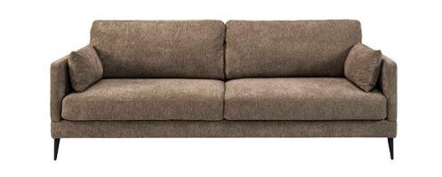 Andorra sofa, 3-seters, brun
