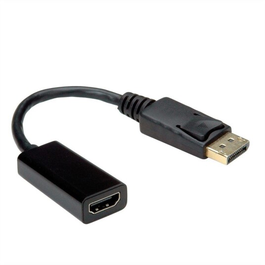 Value Adapterkabel DisplayPort til HDMI Han/Hunn