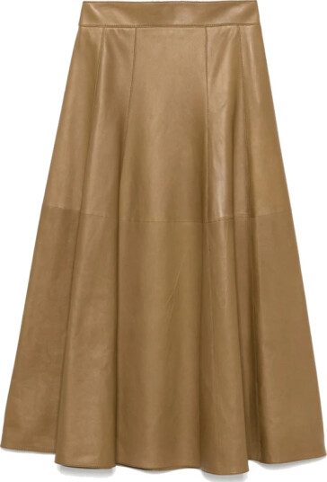 Saint Laurent Dame Skjørt Grønn S, Saint Laurent Dame Skjørt Grønn S,