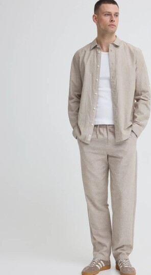 Blend Bhaban Lin Pants Pp Noos Beige L Blend Bhaban Lin Pants Pp Noos Beige L