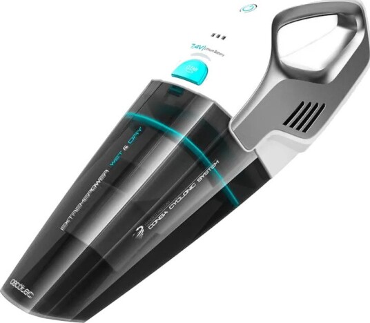 Cecotec Conga Immortal Extremesuction 7.4V Hand Tørr & Våt Allergifilter Syklonisk/Filtrering Gulvoverflater Teppe Hardt Gulv Trappetrinn Møbeltrekk 62 Db Uten Pose