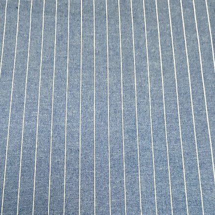 Denimstoff 145cm 50 striper - 50cm