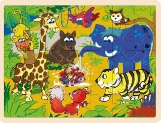Top Bright - Jungelpuslespill I Tre (35 Stk.) Top Bright - Jungelpuslespill I Tre (35 Stk.)