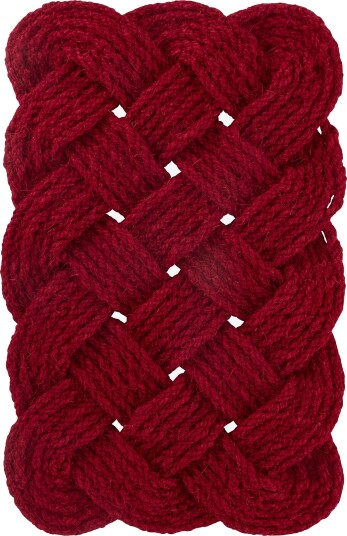 Jotex Dørmatte Jute Rød KNOT 15986650246