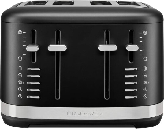 KitchenAid 4-skivers brødrister 1960W med 7 ristenivåer - Matt svart