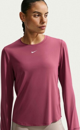 Nike One Classic Dri Fit Long Sleeve Burgunder XL