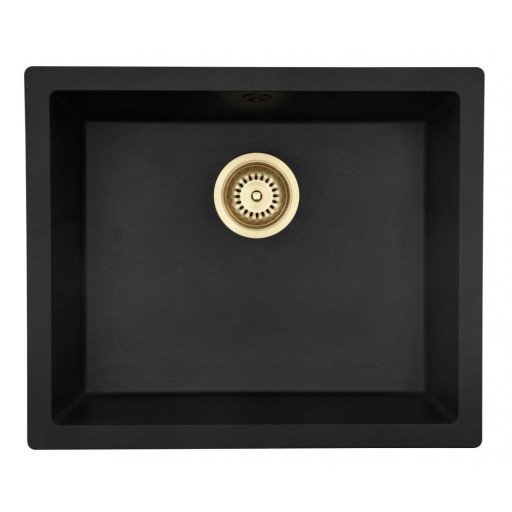 Lavabo Jupiter 600 UN kjøkkenvask 55x46 cm, sort Lavabo Jupiter 600 UN kjøkkenvask 55x46 cm, sort