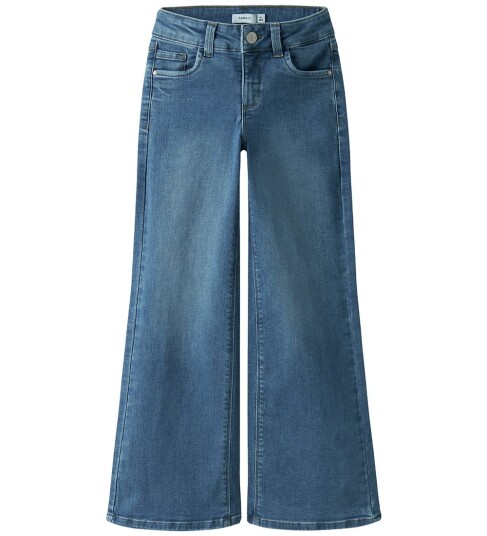 Name It Nkfpolly X-Wide Jeans Medium Blue Denim 134 Barneklær