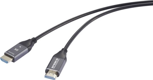 Speaka Professional Hdmi Fiberoptisk Tilkoblingskabel Hdmi A Hann 30 M Svart Sp 12842668