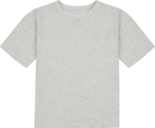 New Balance T skjorte Logo Ash Heather New Balance 9 10 år 134 140 T skjorte Grå