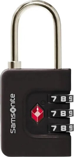 Samsonite Combilock 3 Dial Tsa - Black - ONE SIZE Samsonite Combilock 3 Dial Tsa - Black - ONE SIZE